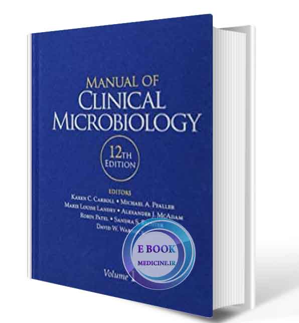 دانلود کتاب  Manual of Clinical Microbiology, 2 Volume Set (ASM Books) 12th 2019  ( PDF)